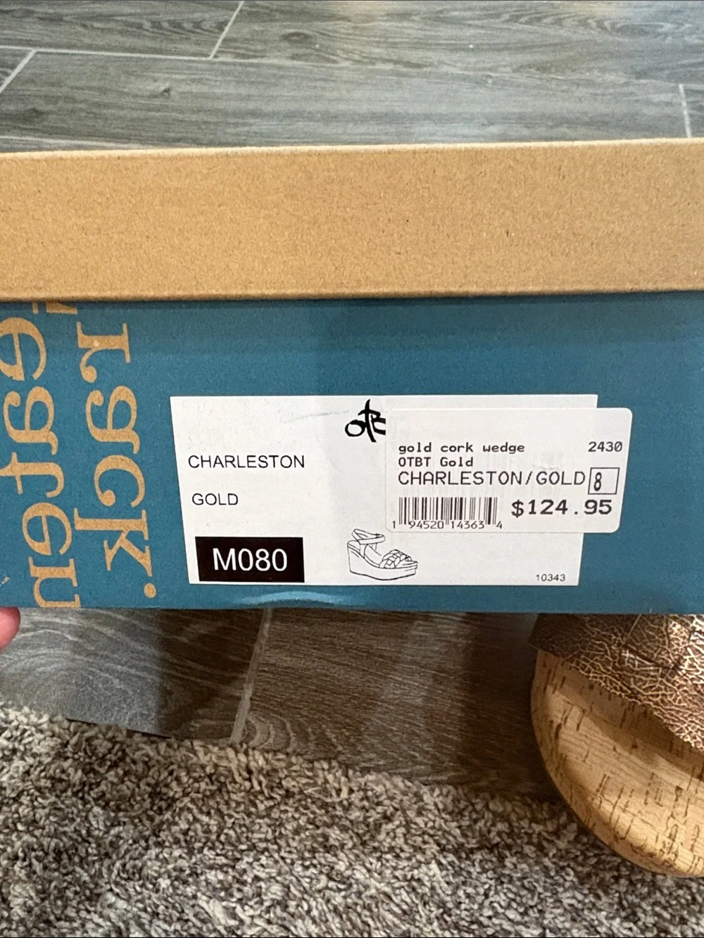 Womens OTBT Charleston/Gold  Wedge Sandals